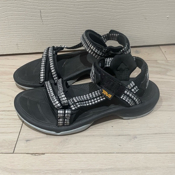 Teva Shoes - Teva Black and White Strappy Sandals